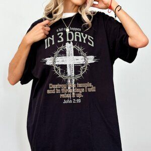 A Lot Can Happen in 3 Days Shirt, Retro Easter Tee